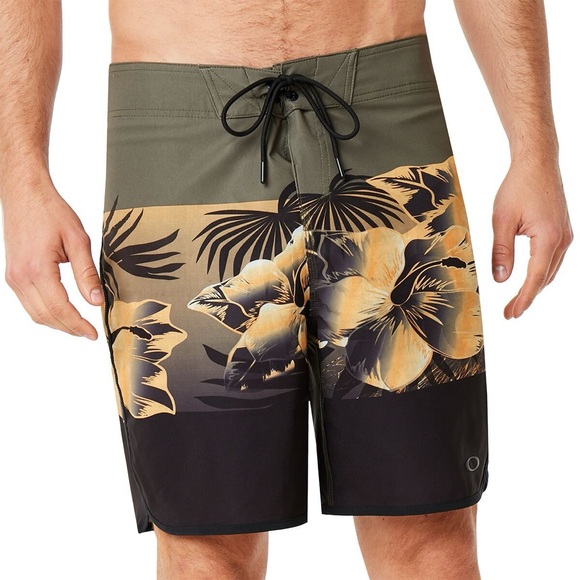 Oakley Flower Block Seamless Board Short - Picture 1 of 13